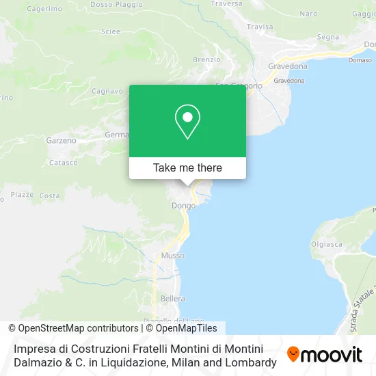 Impresa di Costruzioni Fratelli Montini di Montini Dalmazio & C. in Liquidazione map