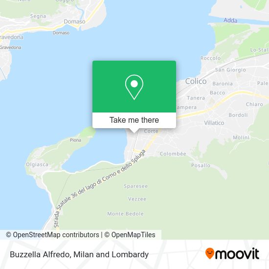 Buzzella Alfredo map