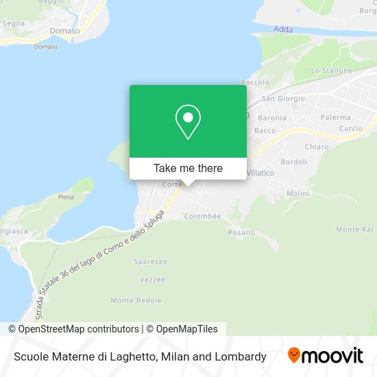 Scuole Materne di Laghetto map