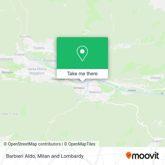 Barbieri Aldo map
