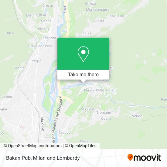 Bakan Pub map