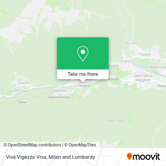 Viva Vigezzo Viva map