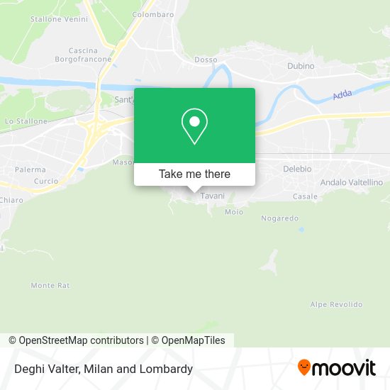 Deghi Valter map