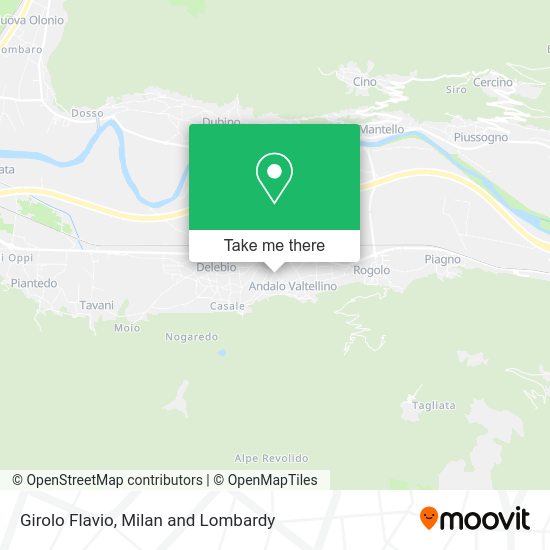 Girolo Flavio map