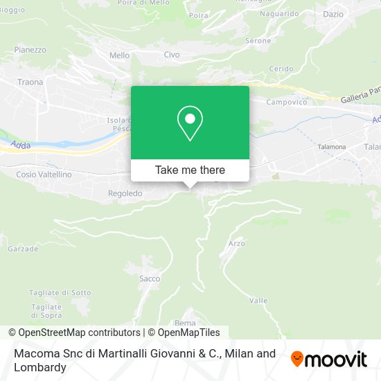 Macoma Snc di Martinalli Giovanni & C. map