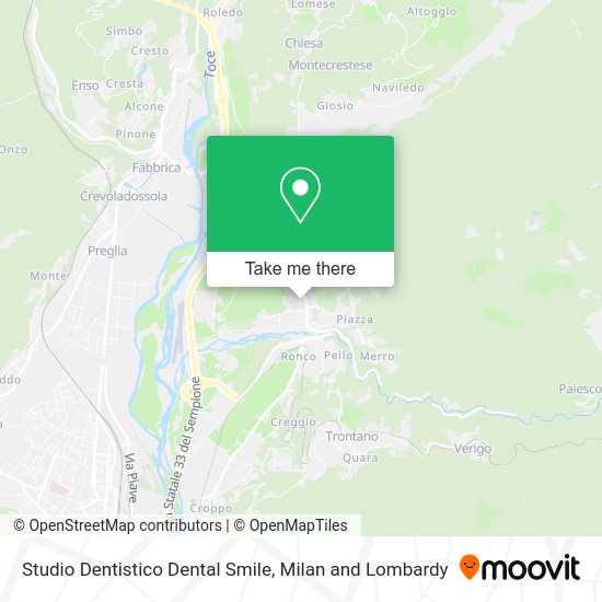 Studio Dentistico Dental Smile map