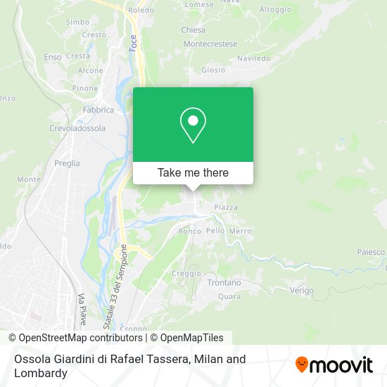 Ossola Giardini di Rafael Tassera map