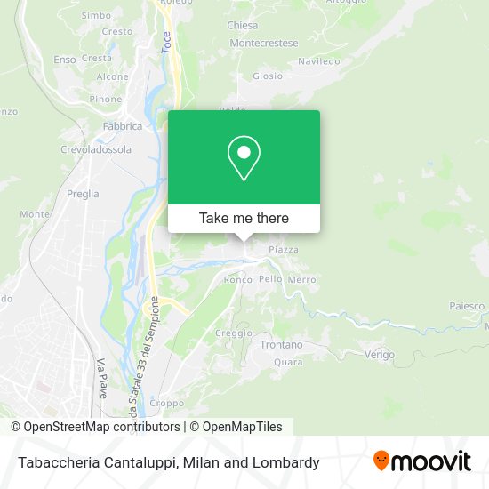 Tabaccheria Cantaluppi map