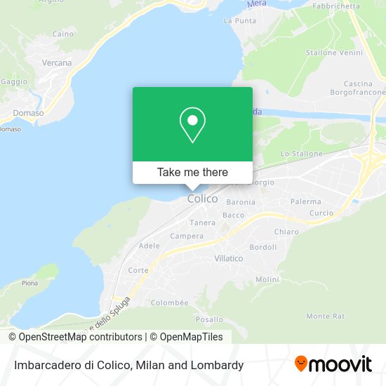 Imbarcadero di Colico map