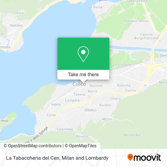 La Tabaccheria del Cen map