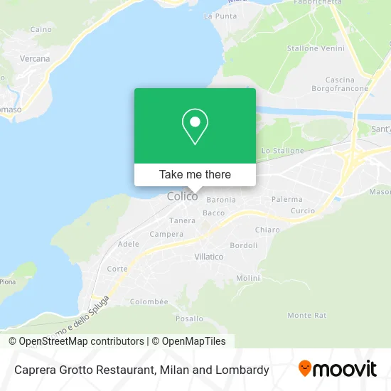 Caprera Grotto Restaurant map