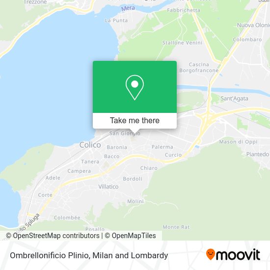 Ombrellonificio Plinio map