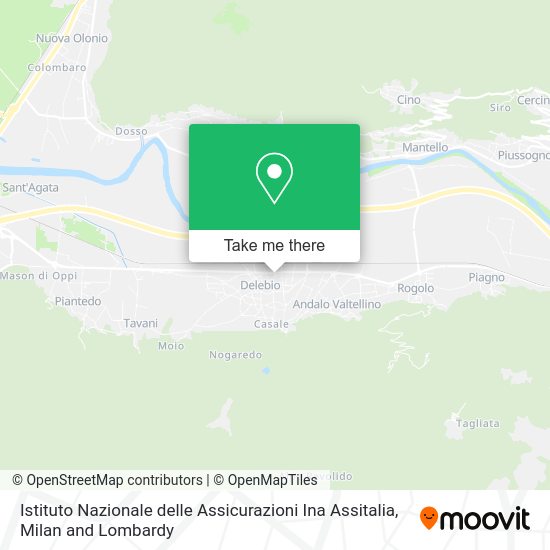 Istituto Nazionale delle Assicurazioni Ina Assitalia map