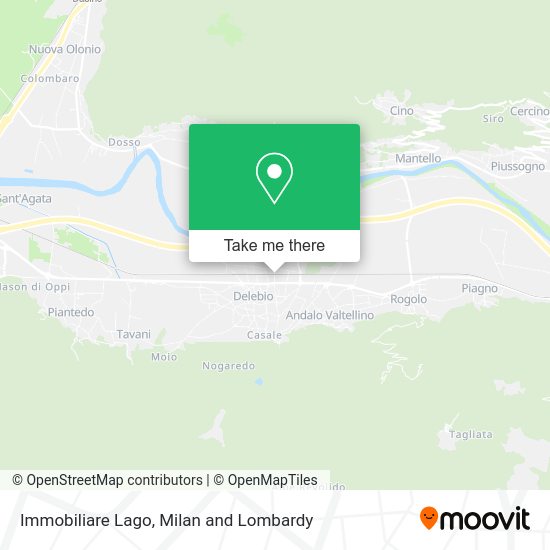 Immobiliare Lago map