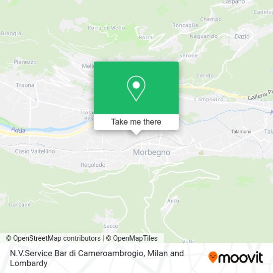 N.V.Service Bar di Cameroambrogio map