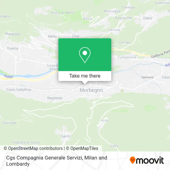 Cgs Compagnia Generale Servizi map