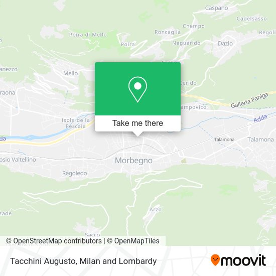 Tacchini Augusto map