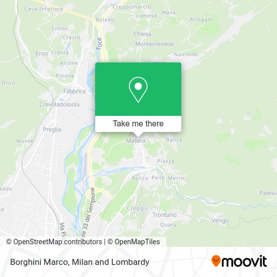 Borghini Marco map