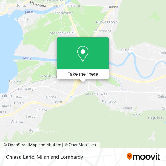 Chiesa Lario map
