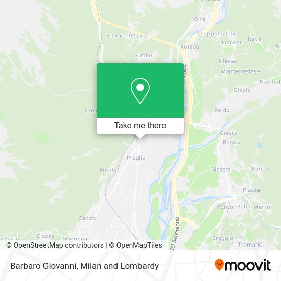 Barbaro Giovanni map