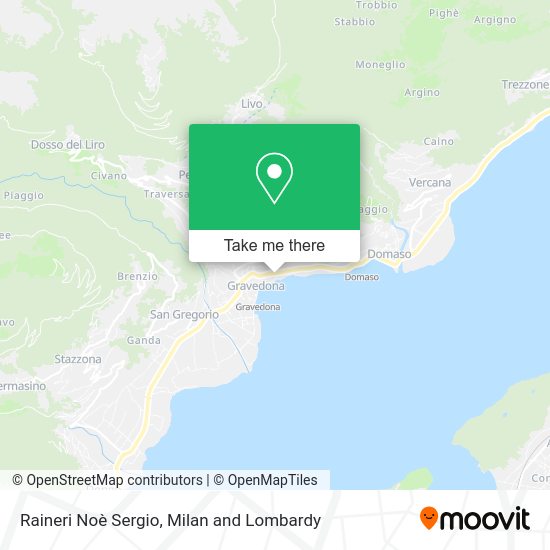 Raineri Noè Sergio map
