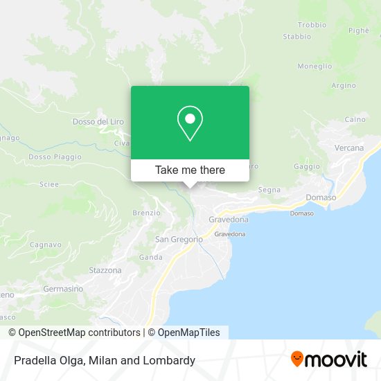 Pradella Olga map