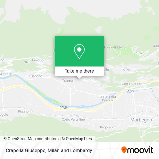 Crapella Giuseppe map