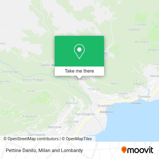 Pettine Danilo map