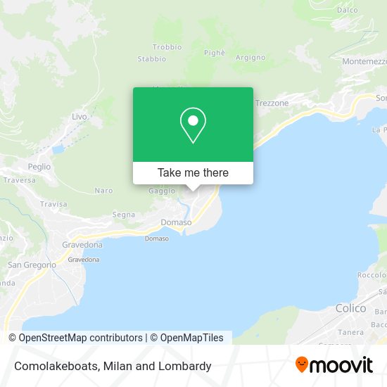 Comolakeboats map