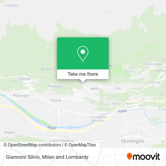 Giannoni Silvio map