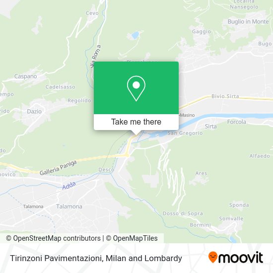 Tirinzoni Pavimentazioni map