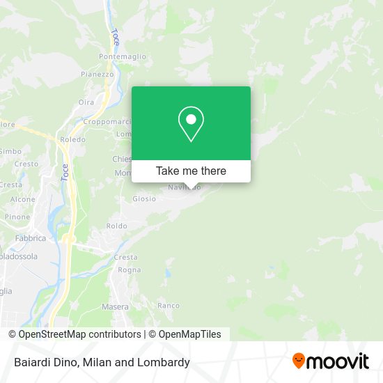 Baiardi Dino map