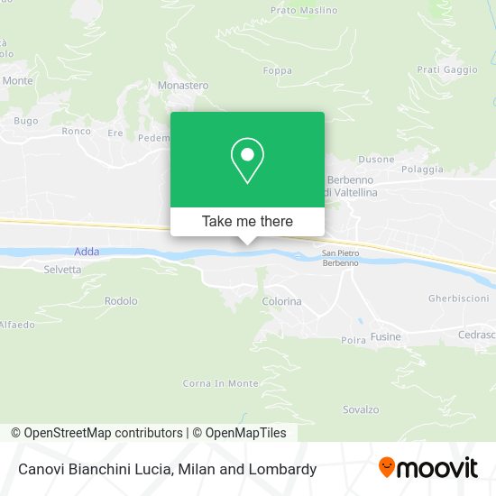 Canovi Bianchini Lucia map