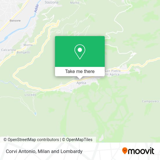 Corvi Antonio map