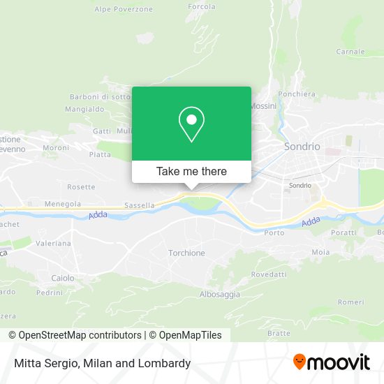 Mitta Sergio map