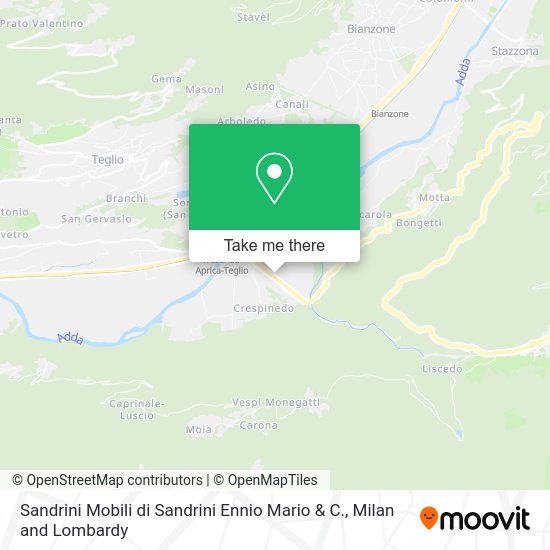 Sandrini Mobili di Sandrini Ennio Mario & C. map