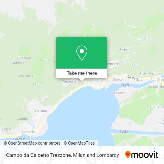 Campo da Calcetto Trezzone map