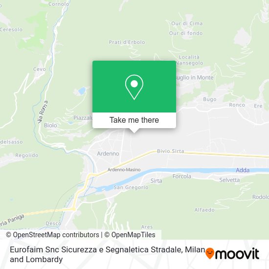 Eurofaim Snc Sicurezza e Segnaletica Stradale map