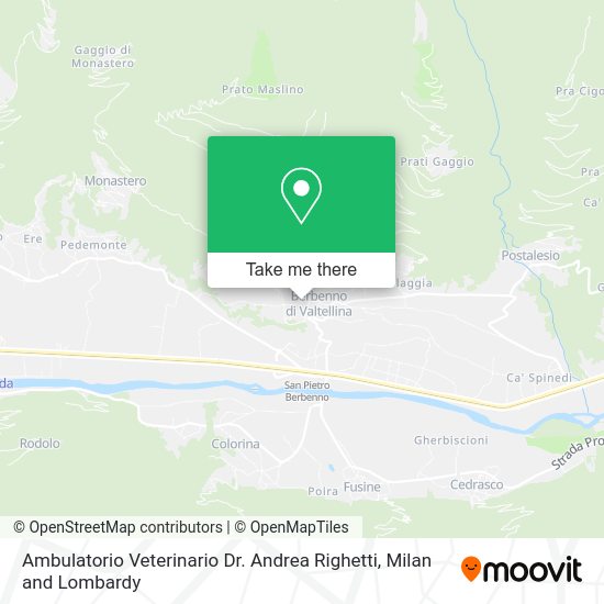 Ambulatorio Veterinario Dr. Andrea Righetti map