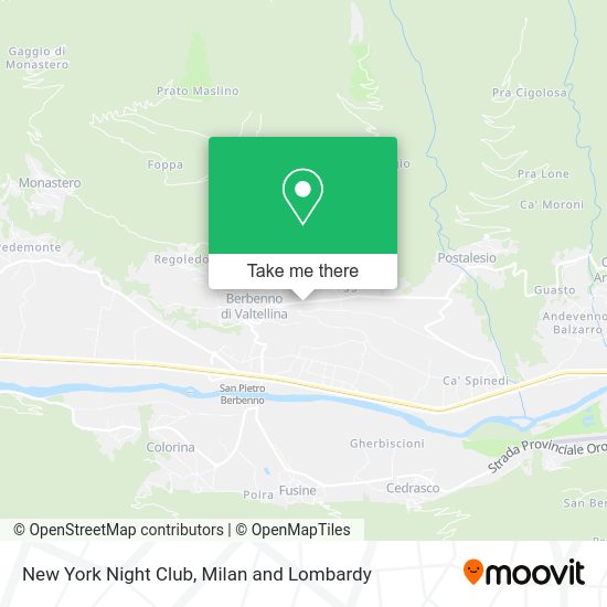 New York Night Club map