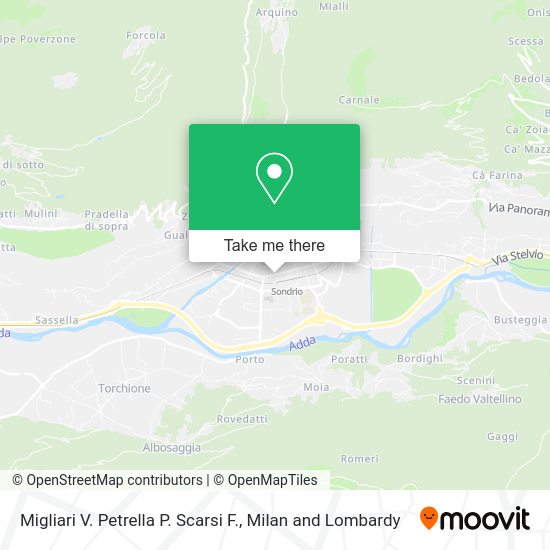Migliari V. Petrella P. Scarsi F. map