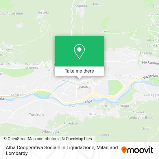 Alba Cooperativa Sociale in Liquidazione map
