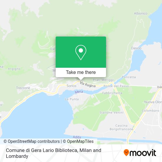 Comune di Gera Lario Biblioteca map