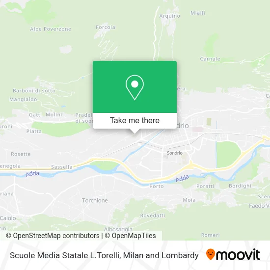 Scuole Media Statale L.Torelli map