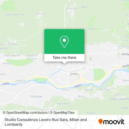 Studio Consulenza Lavoro Ruo Sara map