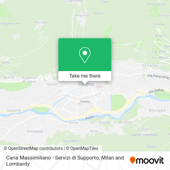 Caria Massimiliano - Servizi di Supporto map