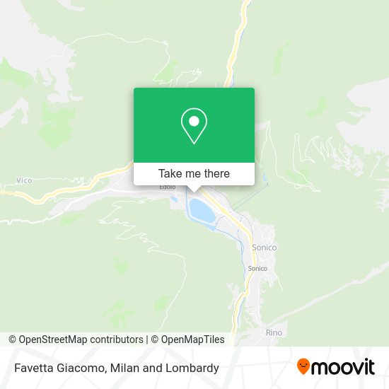 Favetta Giacomo map