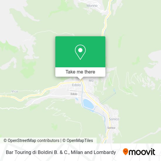 Bar Touring di Boldini B. & C. map