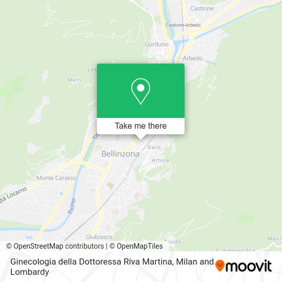 Ginecologia della Dottoressa Riva Martina map