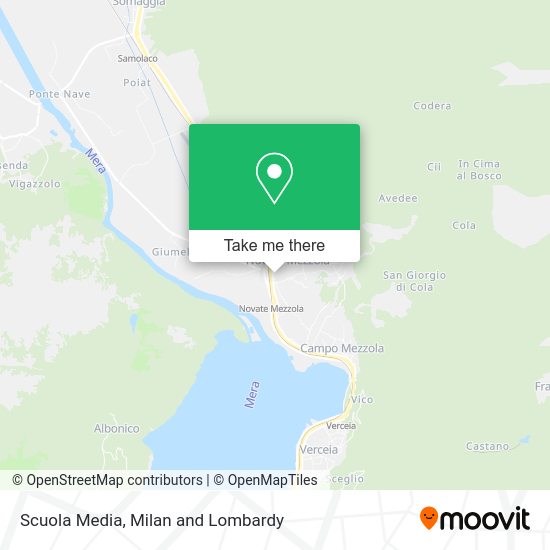 Scuola Media map